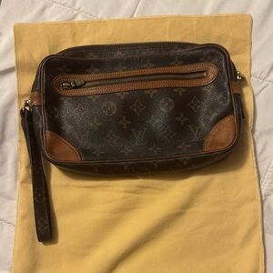Louis Vuitton Brown Monogram Wristlet
